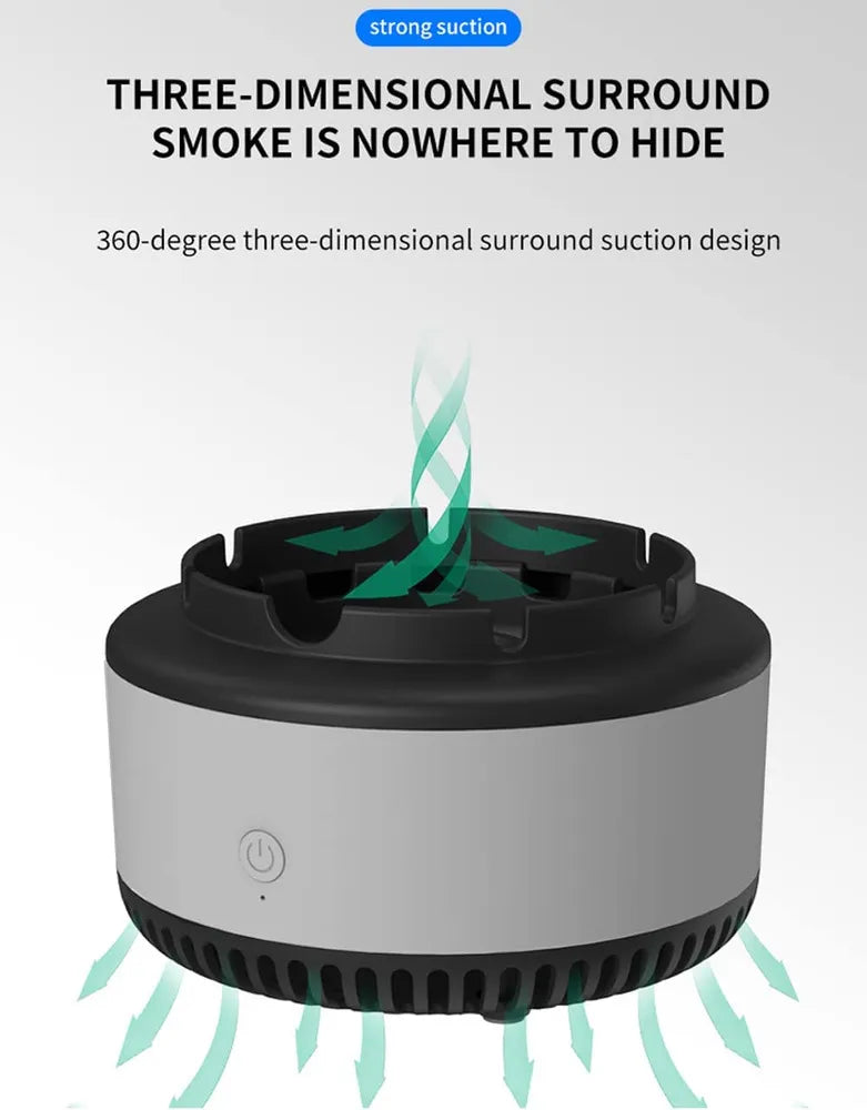 Cenicero Eléctrico Purificador de Aire | Elimina Humo y Malos Olores en Colombia